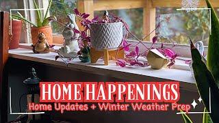 HOME UPDATES + Winter Weather Prep | On a Budget + Cleaning Motivation + Low Income Homemaking