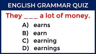Mixed English Grammar Quiz: CAN YOU SCORE 35/35? #challenge 63