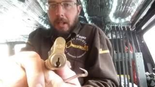 CES LOCK Profile Cylinder Re key and Tricky Cover Replacment. How to rekey