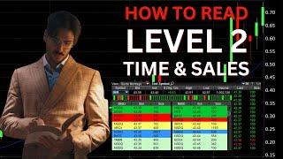 How to Read Level 2 Time and Sales, Tape Reading - Day Trading for Beginners 2024