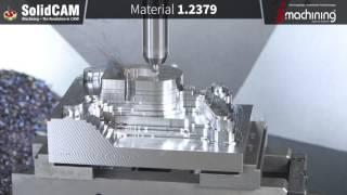 Fertigung eines 3D Formteils mit iMachining