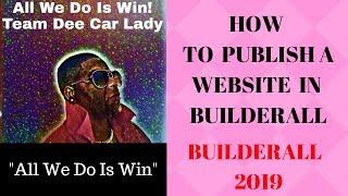 How to Publish a Website in Builderall 2019