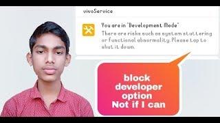 block developer option Notification kaise block Kare