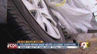 Collision repair shop helps accident survivors