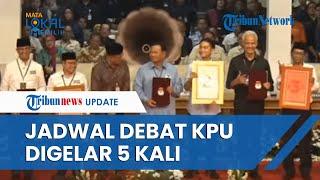 Jadwal Debat Capres-Cawapres 2024 seusai Direvisi KPU, Digelar 5 Kali, Ini Tanggal Pelaksanaannya