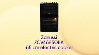 Zanussi ZCV46250BA 55 cm Electric Cooker - Black - Product Overview