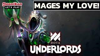  Let`s play Dota Underlords Top Meta Build Mage!