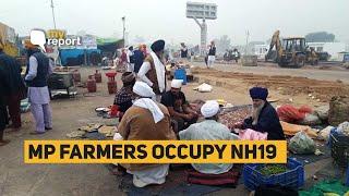 #FarmersProtest: After Delhi, Hundreds of MP Farmers Protest Agri Laws in Haryana | The Quint