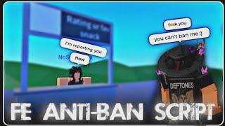 [ NEW ] FE Anti-Ban Script - Be immune to Roblox Bans!  | Roblox Scripts *2024*