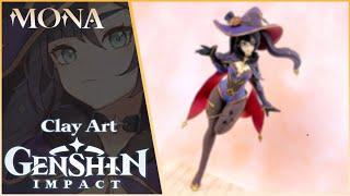 Genshin Impact " Mona " clay art tutorial !!