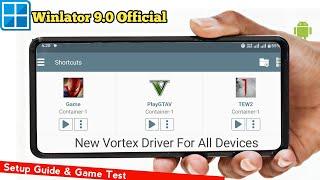 Winlator 9.0 Official Update | Game Test | Beginner Guide | Windows Emulator Android