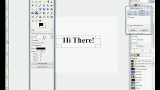 GIMP- Basic Text & Drop Shadow