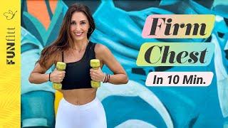 Boost Your Chest & Full Body Fitness with @susanayabar by FUNfitt - 10 Minute Workout with Weights