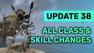 All Class & Skill Buffs, Nerfs & Changes for Update 38 | The Elder Scrolls Online - Necrom