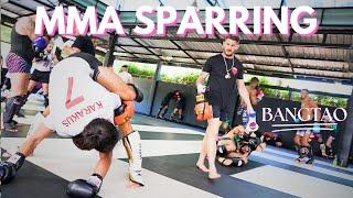 MMA Sparring | Class Highlights | George Hickman | Bangtao MMA