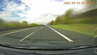 Time lapse driving from Zagreb Croatia to Bonn Germany Hyundai i30N