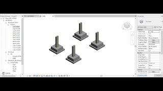 02- Create a family ( isolated footing including its P.C ) - Revit structure 2019