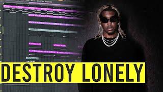 DESTROY LONELY • FL Studio 21 Tutorial