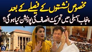 What will position of PTI in Punjab Assembly after decision of reserved seats?- Aaj News