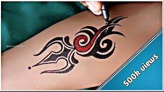 Trishul tattoo trick / ye video aapko bahoot help keregi trishul tattoo bnane m.