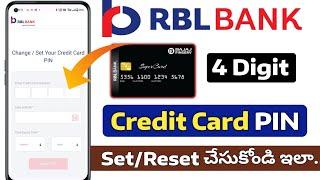 Bajaj Finserv RBL Bank Credit Card PIN Generate Online | RBL Bank credit card