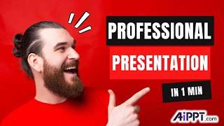 AI PPT Maker  | Professional Presentation Using AI PPT |  AI for presentations #presentation