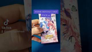 Anime Hentai Card Pack opening Part 20 || #shorts #anime