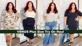 VENUS Plus Size Try on Haul - AUG 2021 | Curves, Curls and Clothes