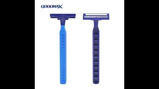 Goodmax twin blade rubber shaving razor