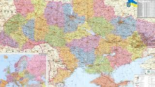 Подробная карта Украины 2022