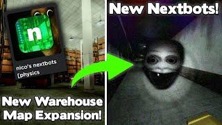 The BEST Nico's Nextbots Update YET - (New Warehouse Expansion, New Nextbots, New Physics, & More!)