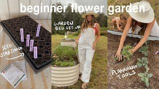 How To Start A Cut Flower Garden ⎮ Planning Tips, Seed Starting, Garden Beds (beginner friendly)