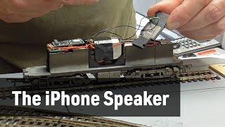 SoundTraxx Decoder with an iPhone Speaker