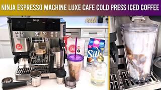 Ninja Luxe Cafe Espresso Machine ES601 How to Make a Cold Press ICED COFFEE