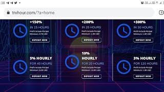 New 200% profit giving doubler online hyip investment site: trxhour .com #hyipsdaily