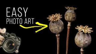 EASY Art at home with DEAD flowers - give it a try