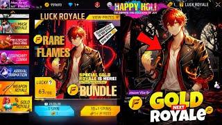 Next Free Fire Max Mein Gold Royale Bundle New Ob 48 Update March 2025 In India Server Gold Royal