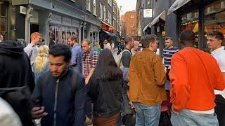 「4K HDR」 Busy London Liverpool Street Area | Walking in London