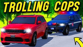 Roblox Roleplay - TROLLING COPS WITH 1000HP TRACKHAWK!