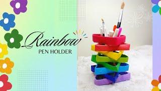 DIY Pen Holder | DIY Pen Stand | How to Make Pen Holder with Paper | Desk Organizer