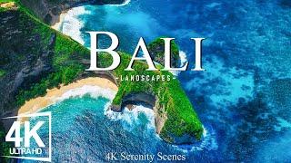 Flying Over Bali 4K • The Tropical Paradise and Cultural Wonders | Peaceful Music