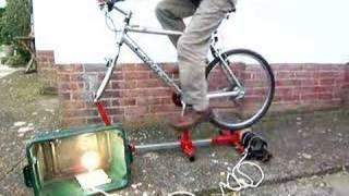 Pedal Power bike 100 watts Free energy