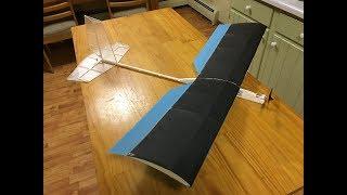 Ultralight RC Balsa Slow flyer - Build And Maiden Flight!