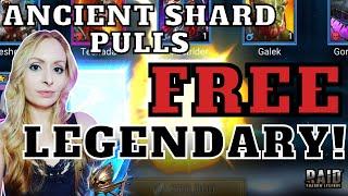 Ancient Shards FREE LEGENDARY! Mine & Viewer Pulls • RAID Shadow Legends