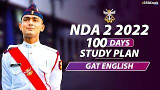 NDA Exam English 100 Days Study Plan - NDA 2 2022
