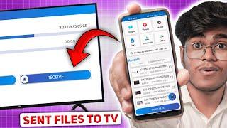 How To Send Files To TV | Android Tv | Tv Multishare!