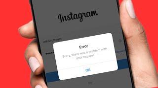 How to fix sorry,there was a problem with your request on instagram 2024 (in iPhone)