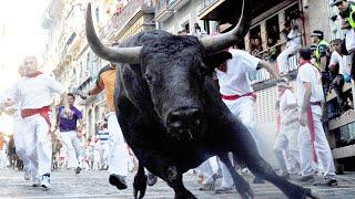 Как проходят забеги от разъярённых быков в Испании