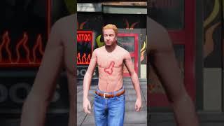 TATTO NAGA GTA 5 #shorts