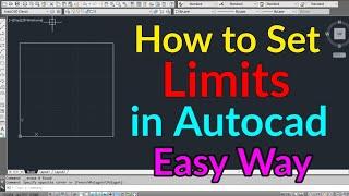 Autocad.  How to set Limits in Autocad hindi. Autocad 2013 Tutorial hindi. Limits set in Autocad.